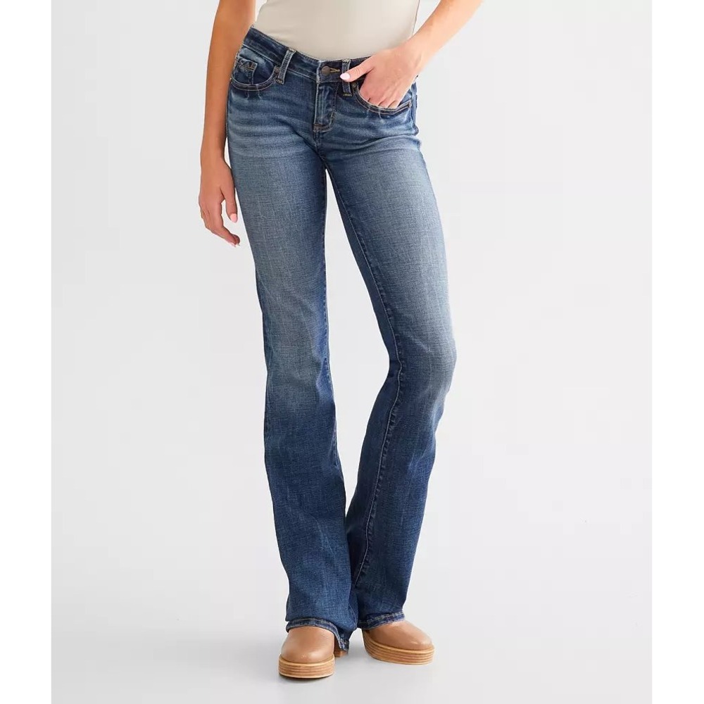 Buckle Black Fit No 13 Low Rise Bootcut Jeans Medium Wash 28x32